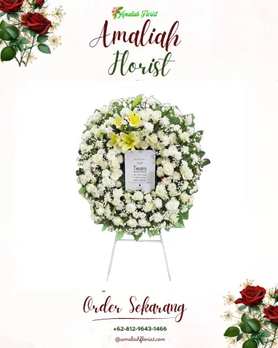 Krans Bunga Duka Cita di Pejeng